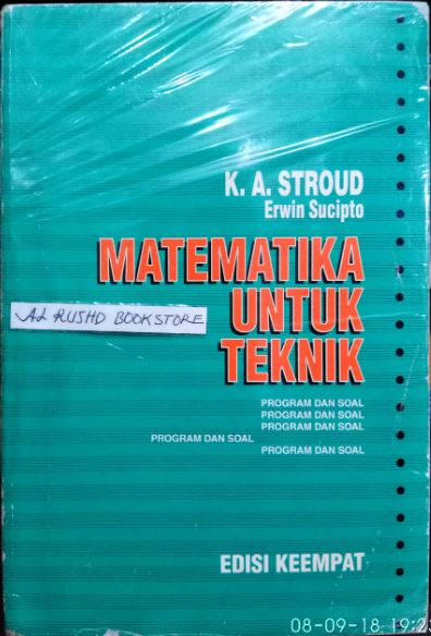 Cover Matematika Untuk Teknik / K.A Stroud dan Erwin Sucipto