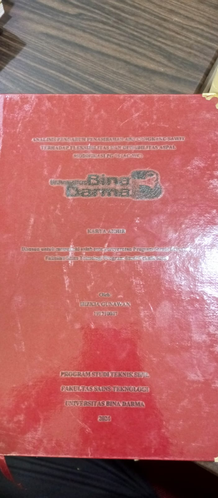 Cover PENGARUH SUBTITUSI LIMBAH BATU BATA PADA MORTAR GEOPOLIMER BERBASIS FLY ASH / Edwin Harahap