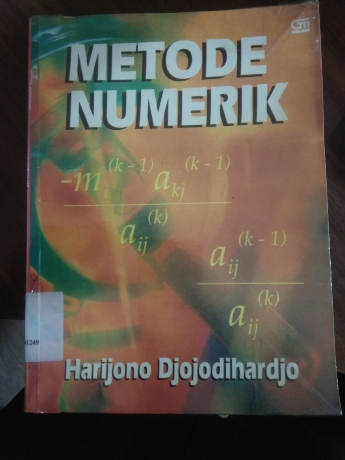 Cover Metode Numerik / Harijono Djojodihardjo