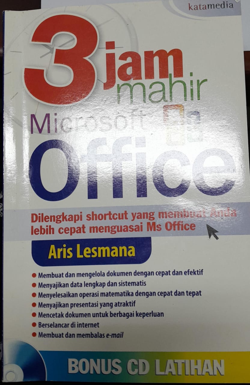 Cover 3 JAM MAHIR MICROSOFT OFFICE / Aris lesmana