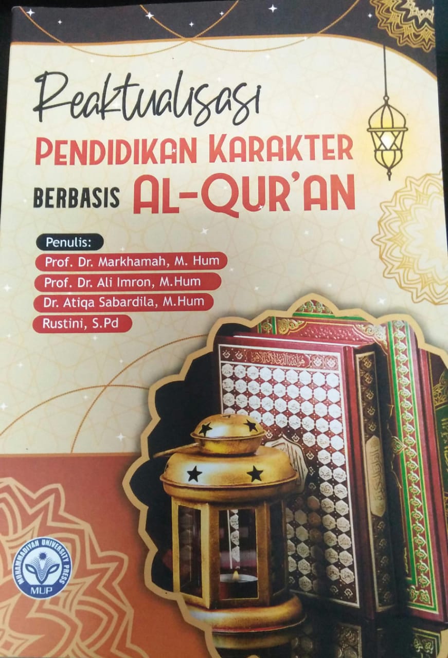 Cover REAKTUALISASI PENDIDIKAN KARAKTER BERBASIS AL-QURAN / Markhamah