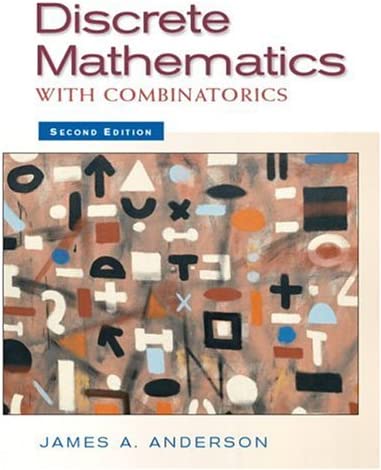 Cover DISCRETE MATHEMATICS :  With Combinatorics / James A. Anderson