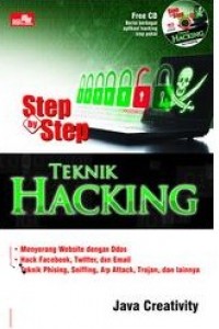 Cover STEP BY STEP TEKNIK HACKING / Java Creativity