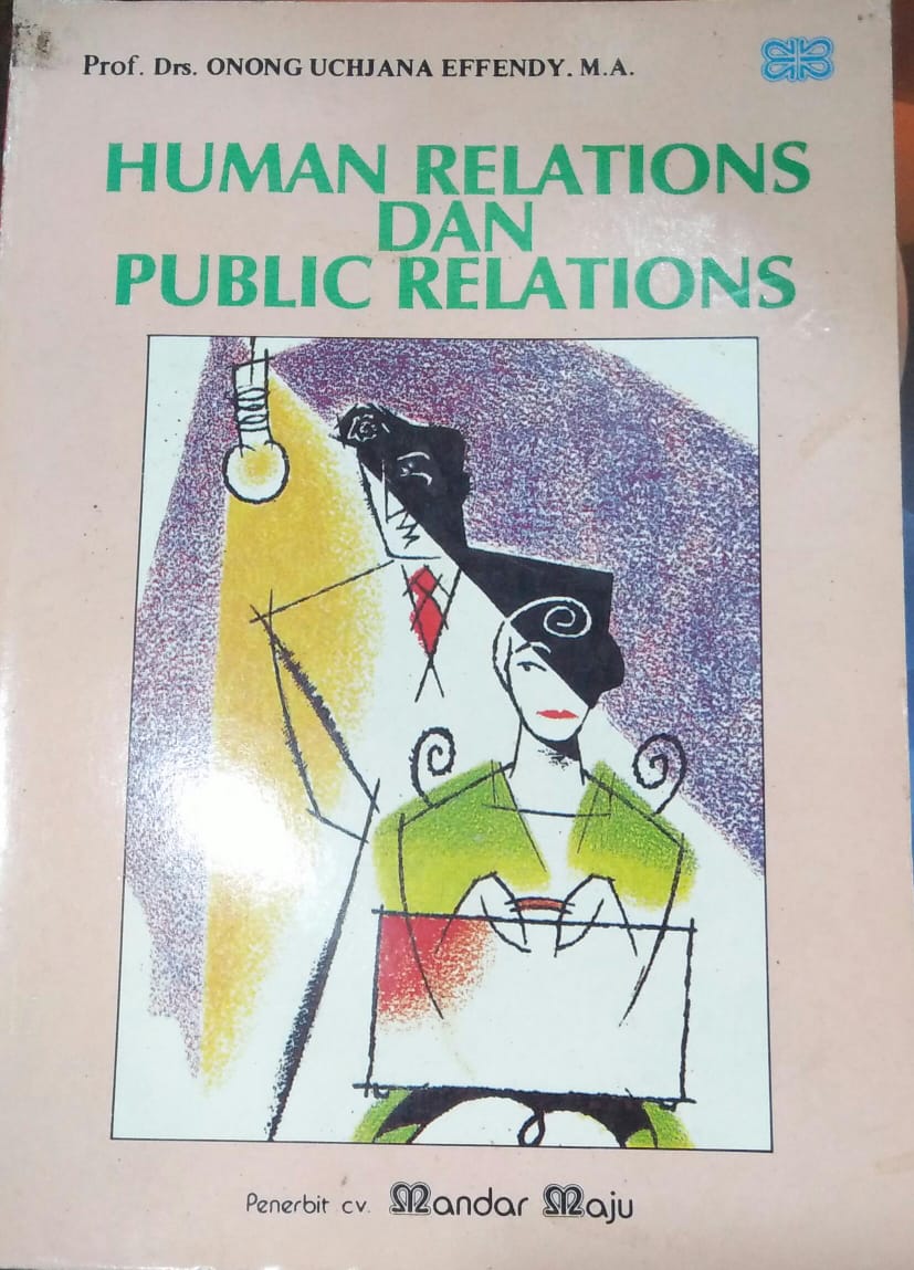 Cover HUMAN RELATIONS DAN PUBLIC RELATIONS / Onong Uchjana Effendy