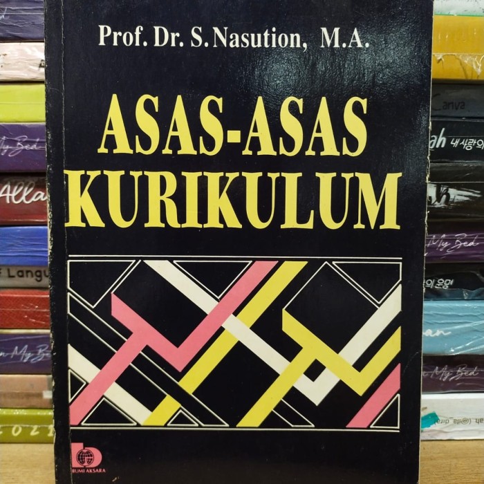 Cover ASAS-ASAS KURIKULUM / Nasution