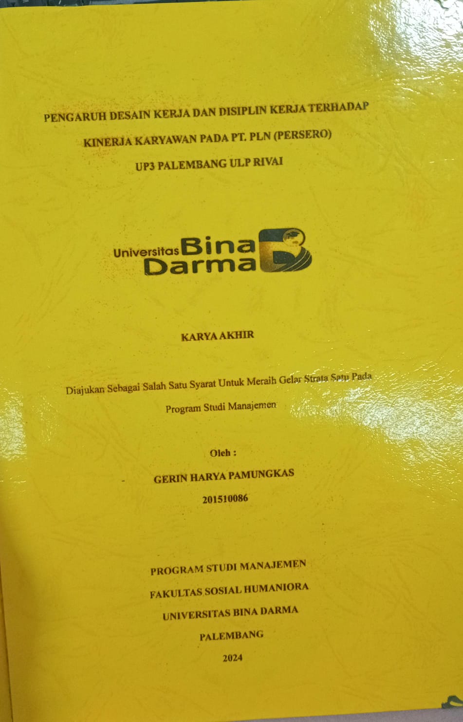 Cover ANALISIS PERBANDINGAN PERUBAHAN PERHITUNGAN PAJAK PENGHASILAN PASAL 21 TERHADAP PENERAPAN UU HARMONISASI PERATURAN PERPAJAKAN (HPP) NOMOR 7 TAHUN 2021 SETELAH PERATURAN PEMERINTAH NOMOR 58 TAHUN 2023 BAGI WAJIB PAJAK ORANG PRIBADI / Nur indah andjeliartini 201520048