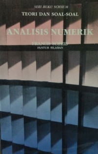 Cover ANALISIS NUMERIK / Francis Scheid ; Pantur Silaban