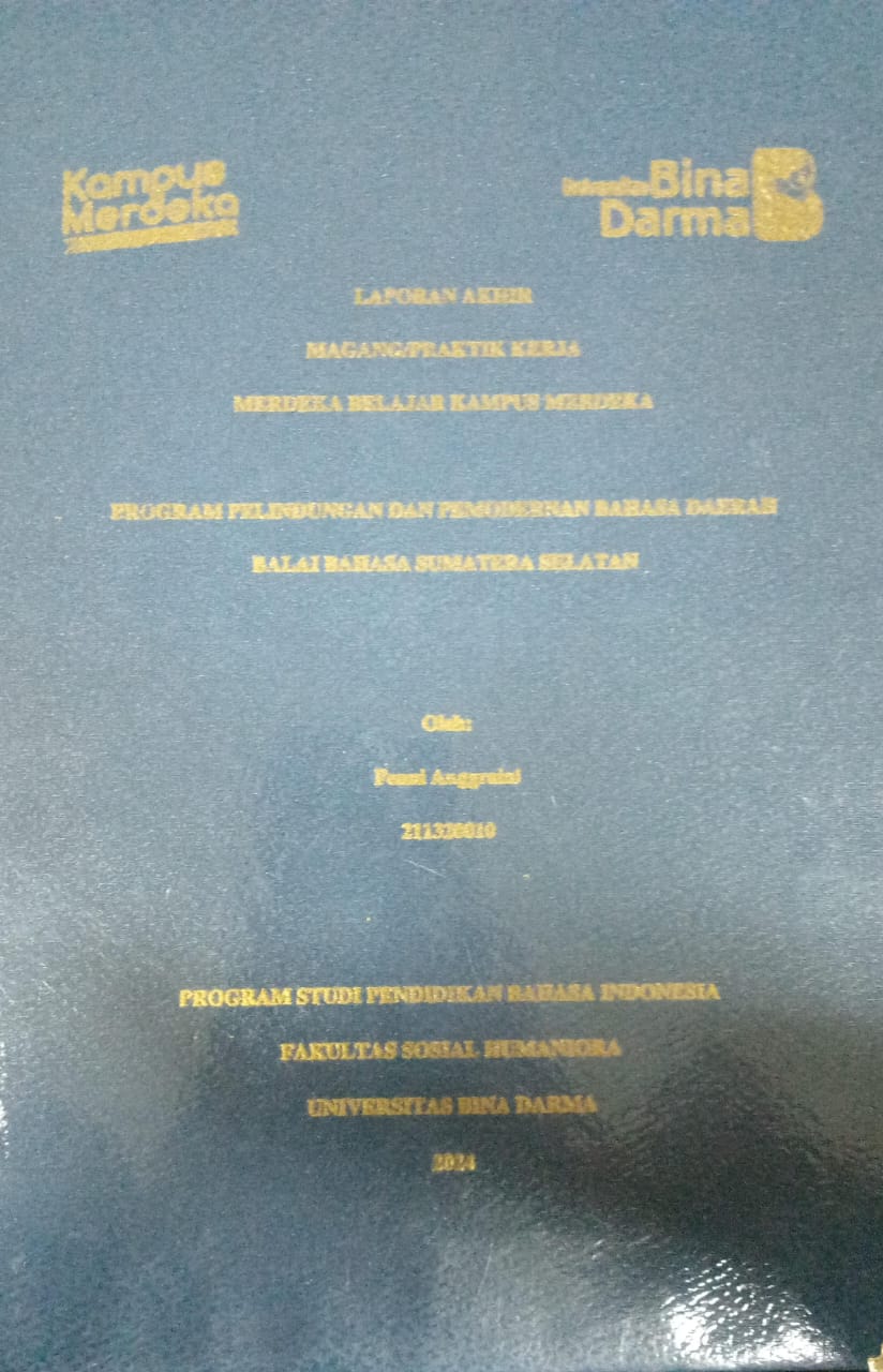 Cover PROGRAM PERLINDUNGAN DAN PEMODERNAN BAHASA DAERAH BALAI BAHASA SUMATERA SELATAN / Fenni Anggraini