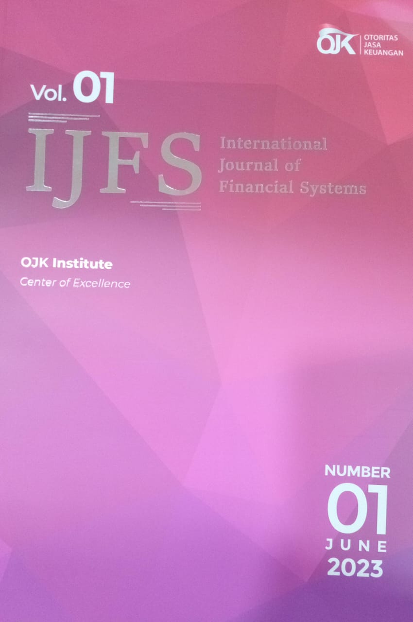 Cover International Journal Of Financial Systems VOL 01 / Dimas Bagus Wiranatakusuma