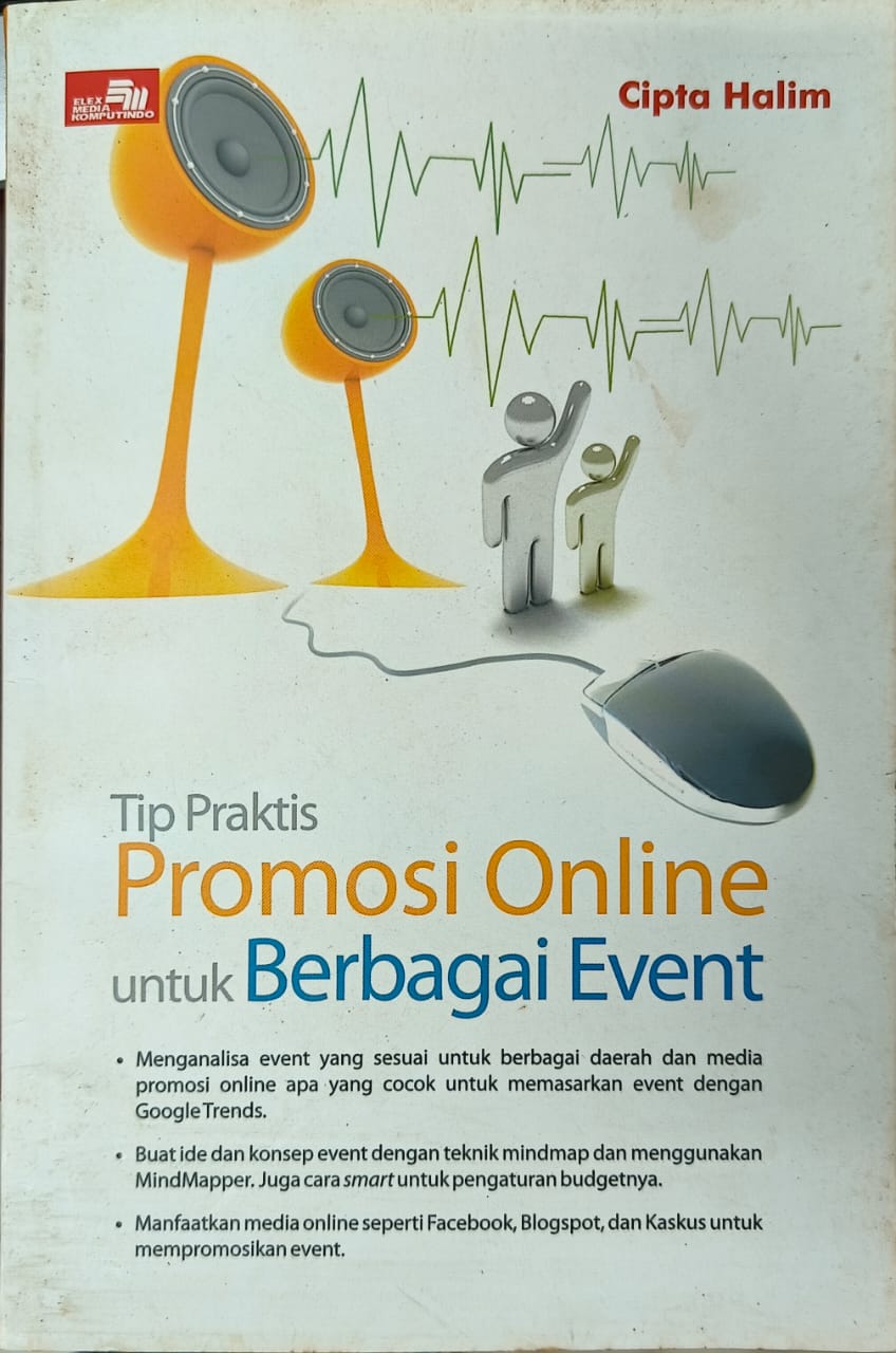 Cover Tip Praktis Promosi Online untuk Berbagai Event / Halim Cipta