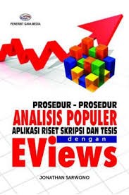 Cover Prosedur-prosedur analisis populer aplikasi riset skripsi dan tesis dengan EViews / penulis, Jonathan Sarwono