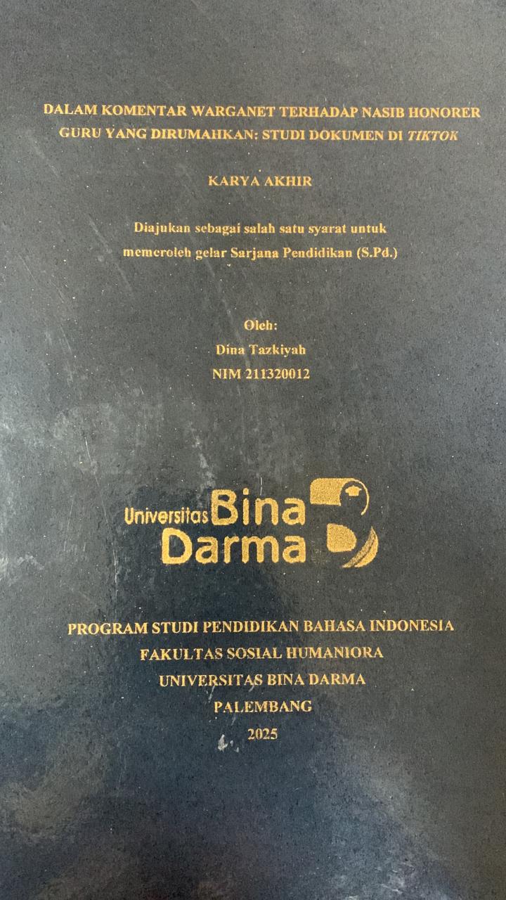 Cover DALAM KOMENTAR WARGANET TERHADAP HONORER GURU YANG DIRUMAHKAN: STUDI DOKUMEN DI TIKTOK