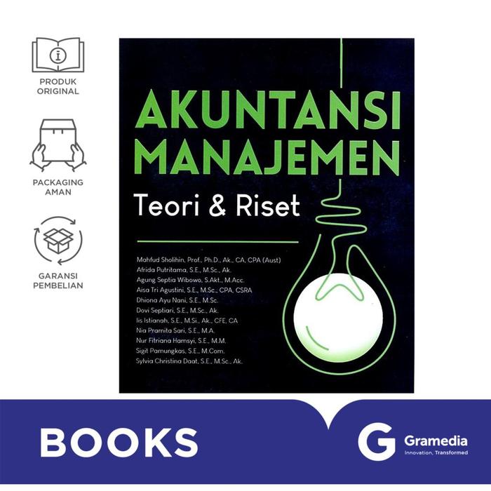 Cover Akuntansi Manajemen :  Teori & Riset