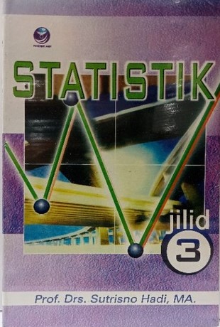 Cover Statistik Jilid 3 / Sutrisno Hadi