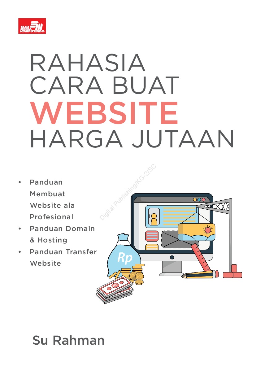 Cover Rahasia cara buat website harga jutaan