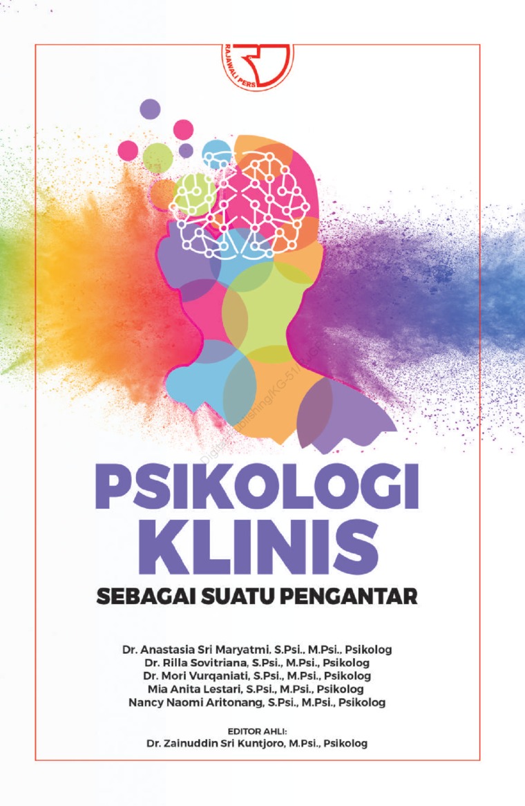 Cover Psikologi Klinis : Sebagai suatu pengantar