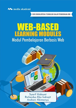 Cover Web-based learning modules :  Modul pembelajaran berbasis web