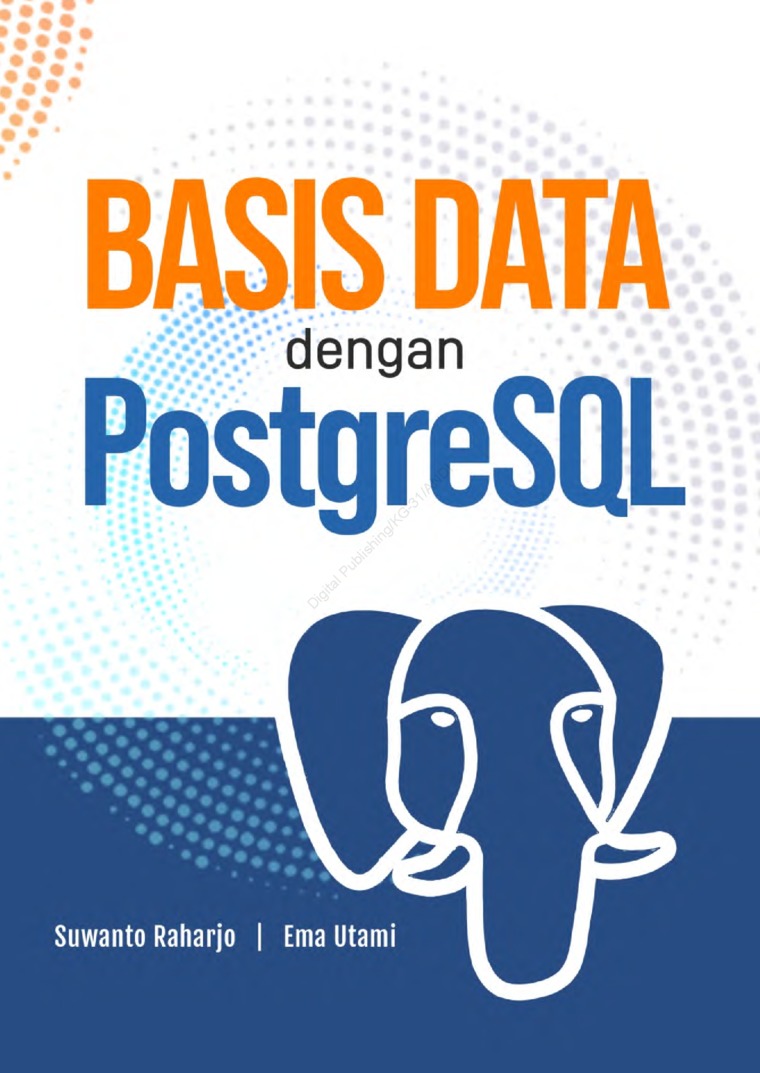 Cover Basis data dengan postgreSQL