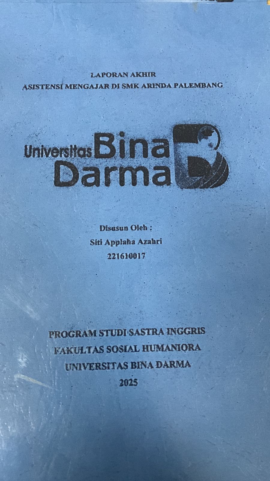 Cover Asistensi mengajar di smk arinda palembang