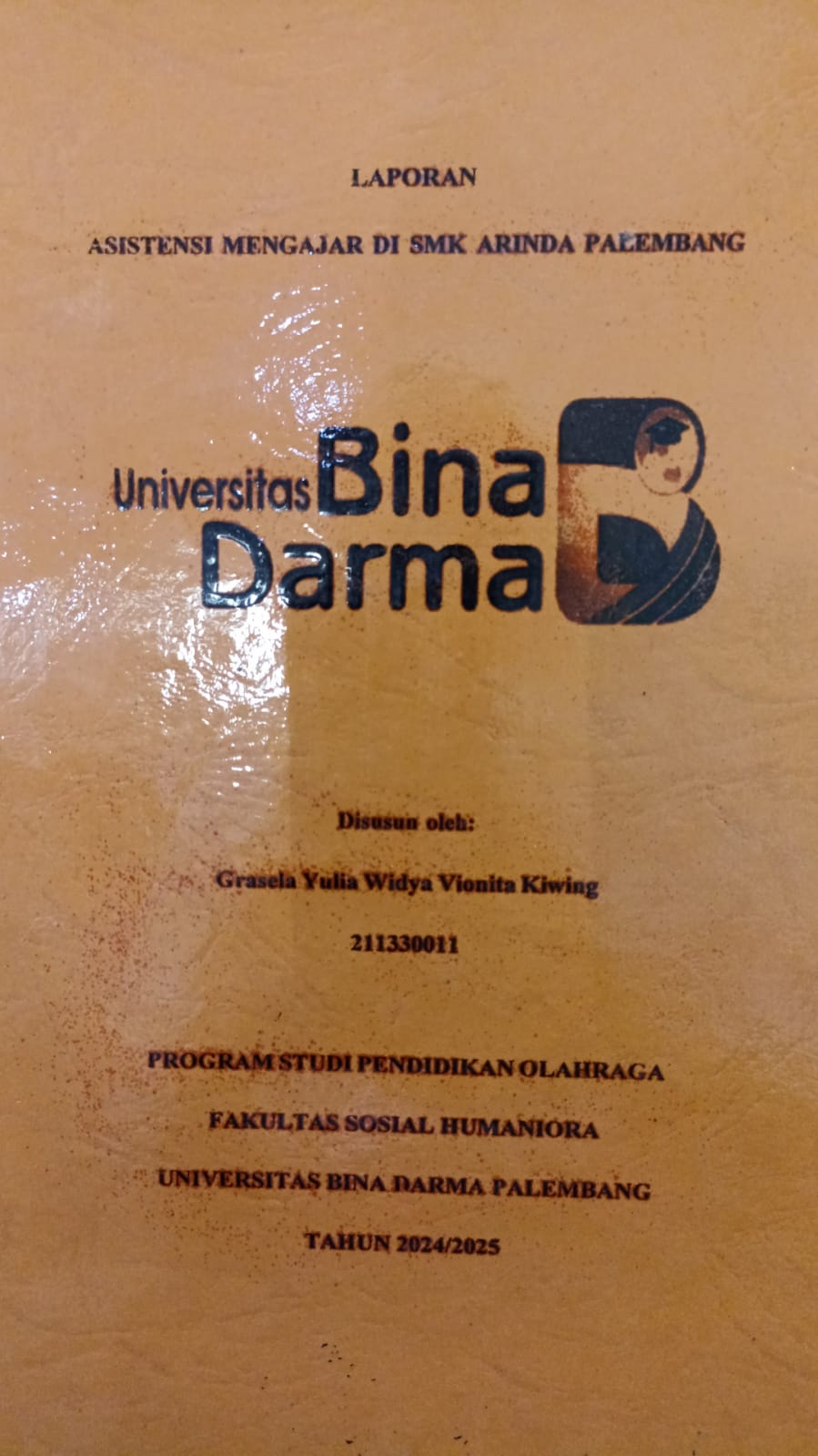 Cover Laporan Asistensi Mengajar di SMK Arinda Palembang