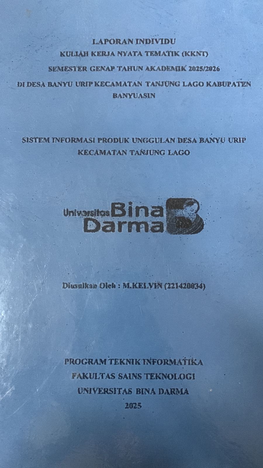 Cover Sistem Informasi Produk Unggulan Desa Banyu Urip Kecamatan Tanyung Lago