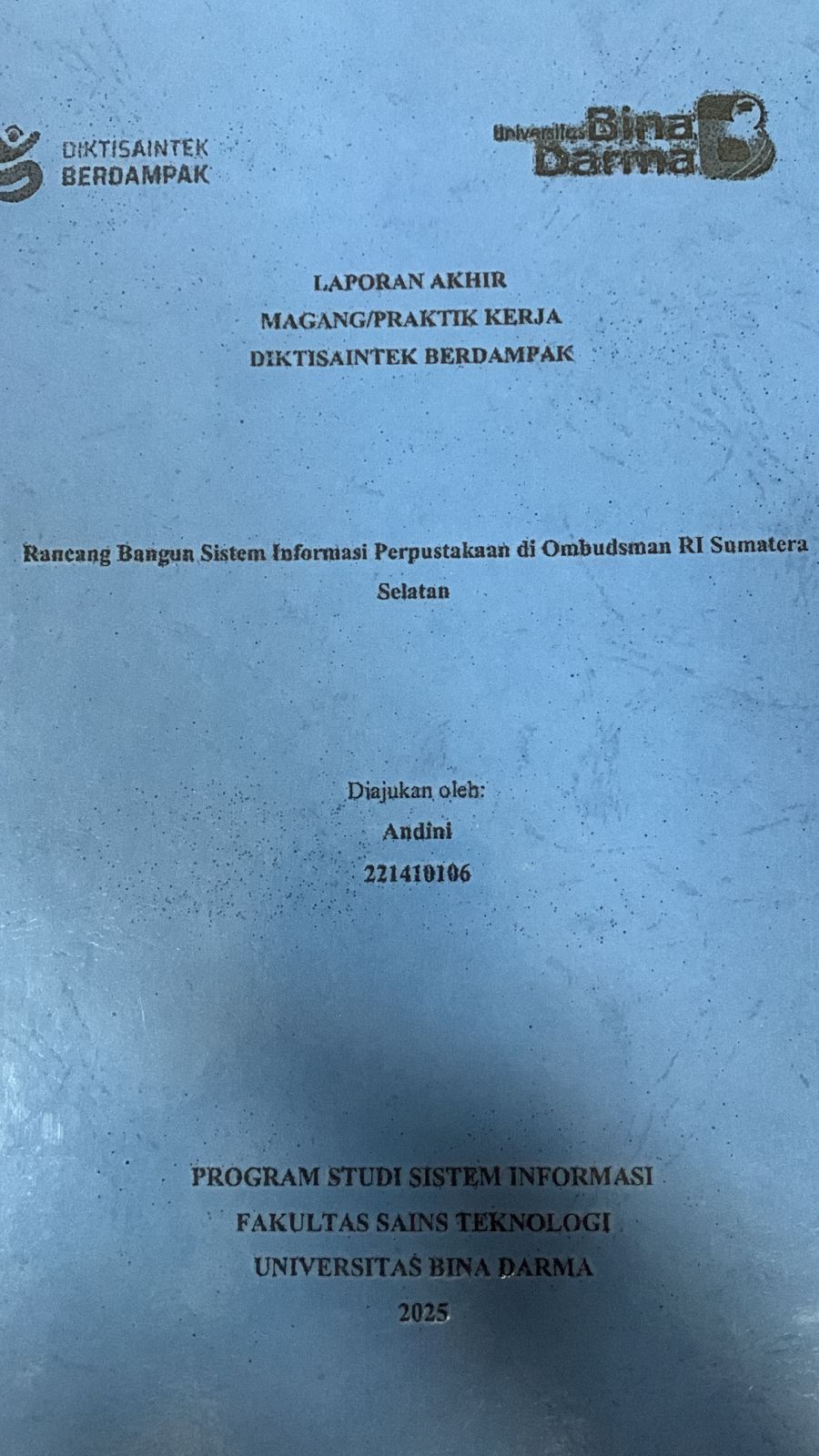 Cover Rancang Bangun Sistem Informasi Perpustakaan Di Ombudsam RI Sumatera Selatan