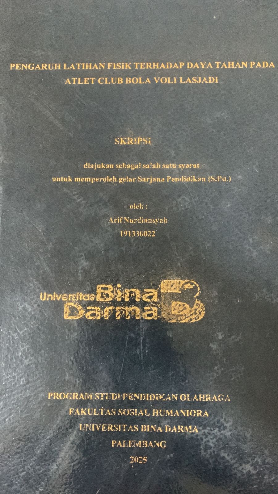Cover Pengaruh latihan fisik terhadap daya tahan pada atlet club bola voli lasjadi
