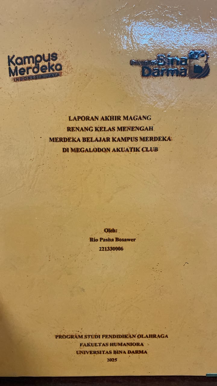 Cover RENANG KELAS MENENGAH  MERDEKA BELAJAR KAMPUS MERDEKA DI MEGALODON AKUATIK CLUB / Rio Pasha Bosawer