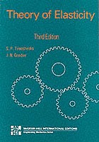 Cover Theory of Elasticity :  Third Edition / S.P. Timoshenko dan J.N. Goodier