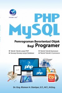 Cover PHP MYSQL :  Pemrograman Berorientasi Objek Bagi Programer / Rismon H. Sianipar