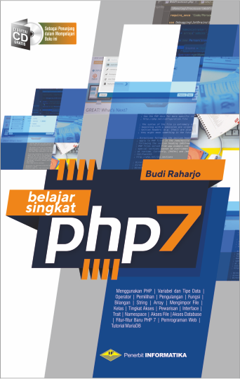 Cover BELAJAR SINGKAT PHP7 / Budi Raharjo