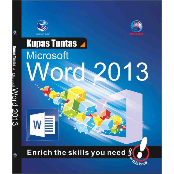 Cover KUPAS TUNTAS MICROSOFT WORD 2013 / Madcoms