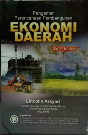 Cover PENGANTAR PERENCANAAN PEMBANGUNAN EKONOMI DAERAH / Lincolin Arsyad