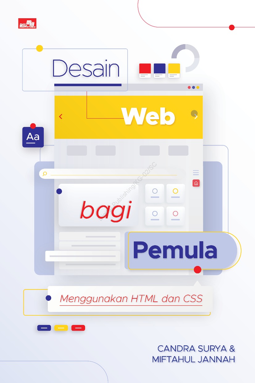 Cover DESAIN WEB BAGI PEMULA / Candra Surya, Miftahul Jannah