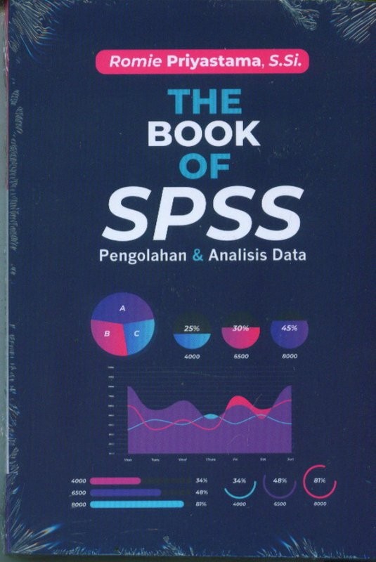 Cover THE BOOK OF SPSS :  Pengolahan & Analisis Data / Romie Priyastama