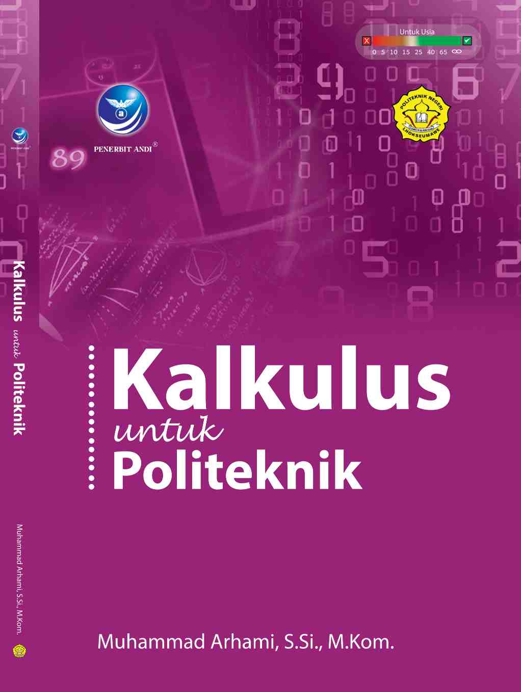 Cover KALKULUS UNTUK POLITEKNIK / Muhammad Arhami
