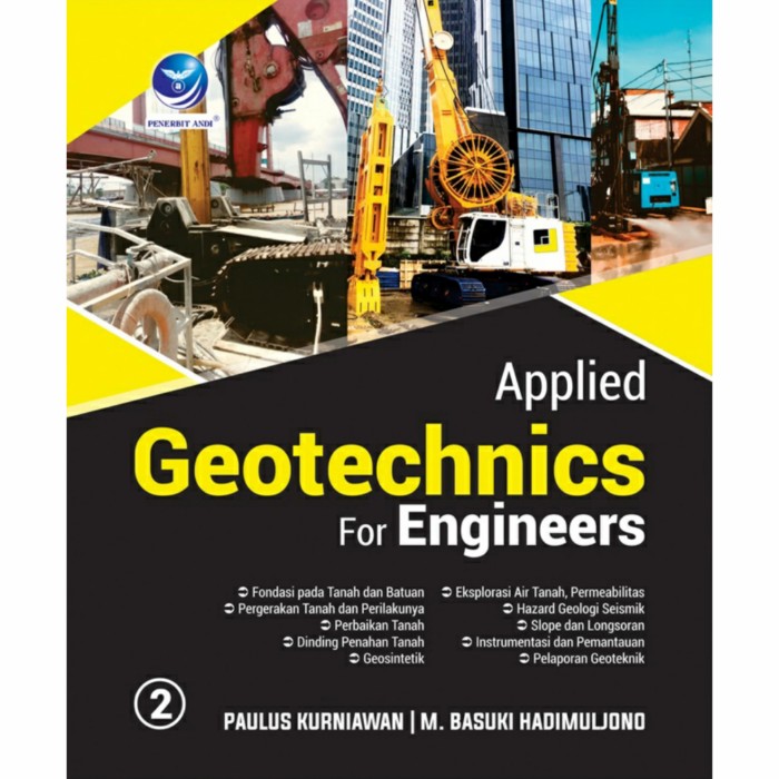 Cover APPLIED GEOTECHNICS FOR ENGINEERS 2 / Paulus Kurniawan & M. Basuki Hadimuljono