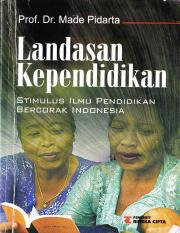 Cover LANDASAN KEPENDIDIKAN / Made Pidarta