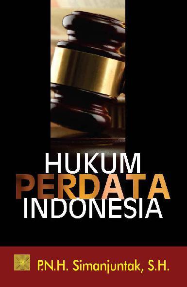 Cover HUKUM PERDATA INDONESIA / Simanjuntak