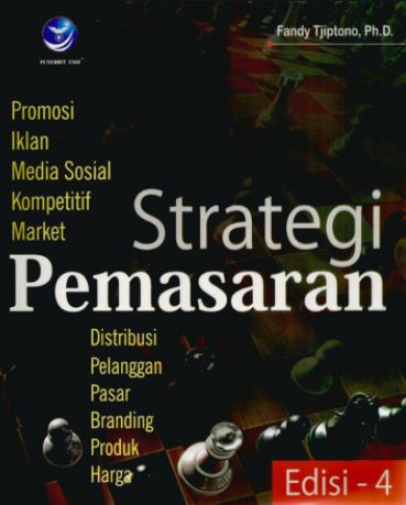 Cover STRATEGI PEMASARAN :  Edisi 4 / Fandy Tjiptono