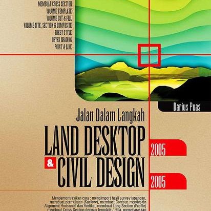 Cover JALAN DALAM LANGKAH LAND DESKTOP & CIVIL DESIGN / Darius Puas