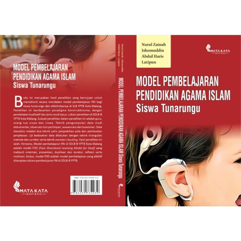 Cover MODEL PEMBELAJARAN PENDIDIKAN AGAMA ISLAM SISWA TUNARUNGU / Nurul Zainab, Ishomuddin, Abdul Haris, & Latipun