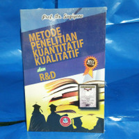 Cover METODE PENELITIAN KUANTITATIF KUALITATIF DAN R&D / Sugiyono