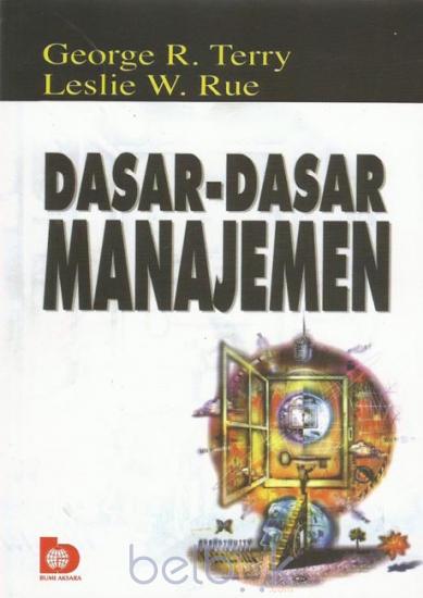 Cover DASAR-DASAR MANAJEMEN / George R. Terry
