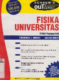 Cover FISIKA UNIVERSITAS EDISI KESEPULUH / Frederick J. Bueche dan Eugene Hecht