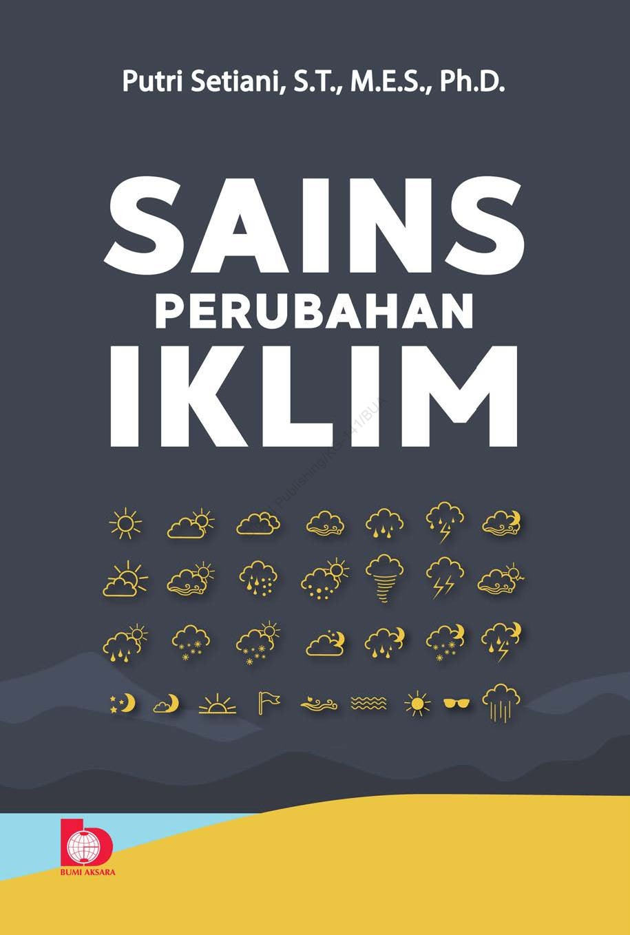 Cover SAINS PERUBAHAN IKLIM / Putri Setiani
