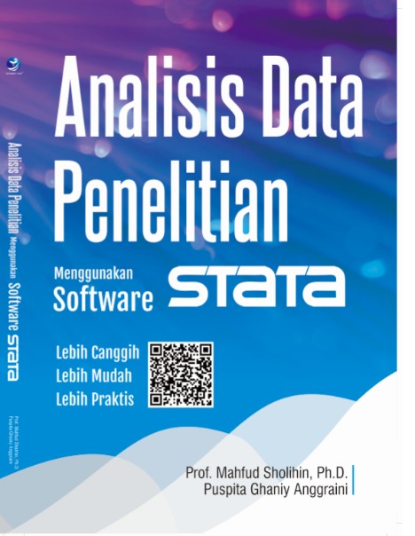Cover ANALISIS DATA PENELITIAN :  Menggunakan Software STATA / Mahfud Sholihin ; Puspita Ghaniy Anggraini