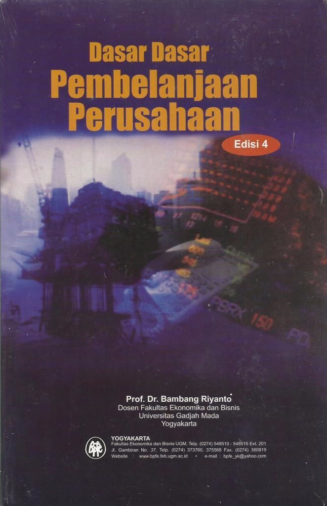 Cover DASAR-DASAR PEMBELAJARAN PERUSAHAAN / Bambang Riyanto