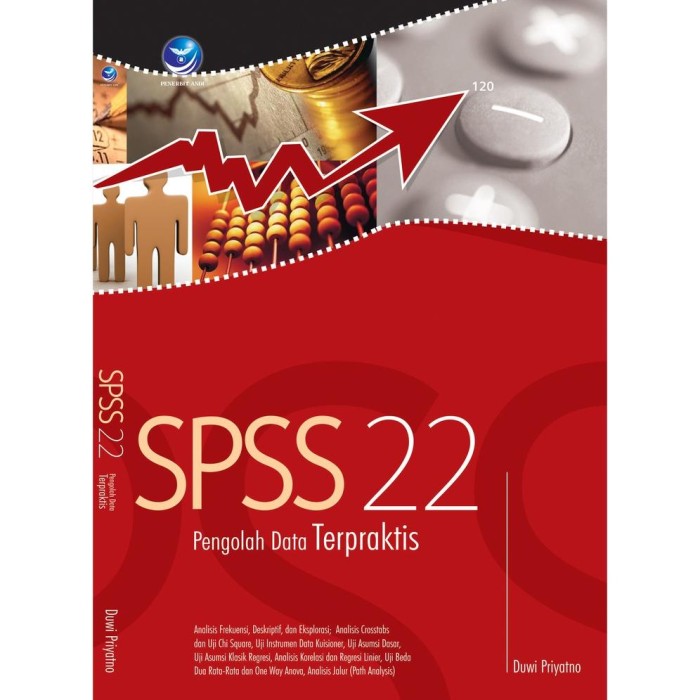 Cover SPSS 22 :  Pengolah Data Terpraktis / Duwi Priyatno