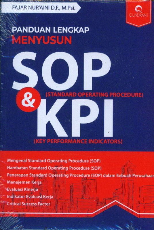 Cover Panduan Lengkap Menyusun SOP & KPI / Fajar Nur'aini